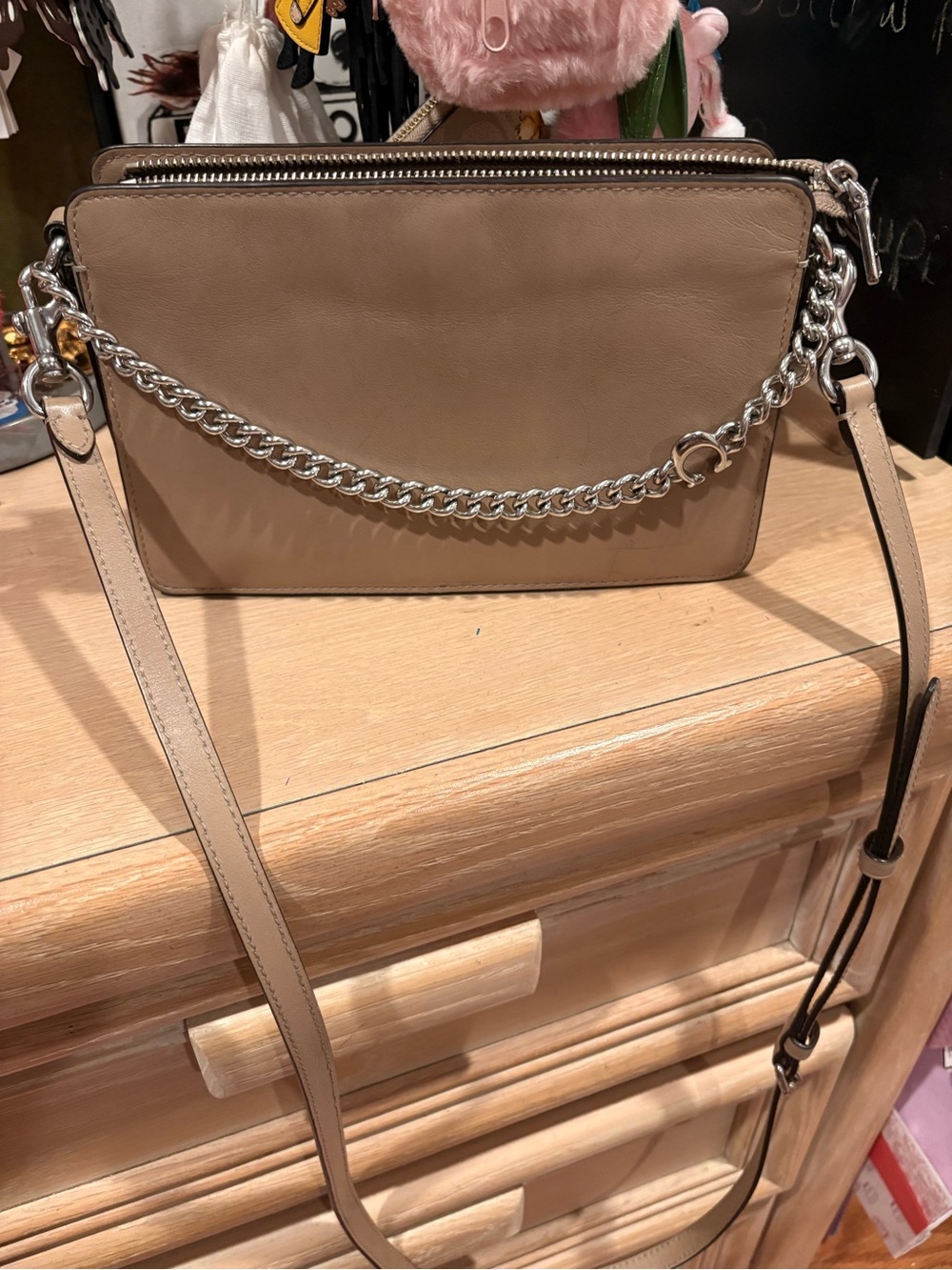 Coach Signature Chain Crossbody Bag
